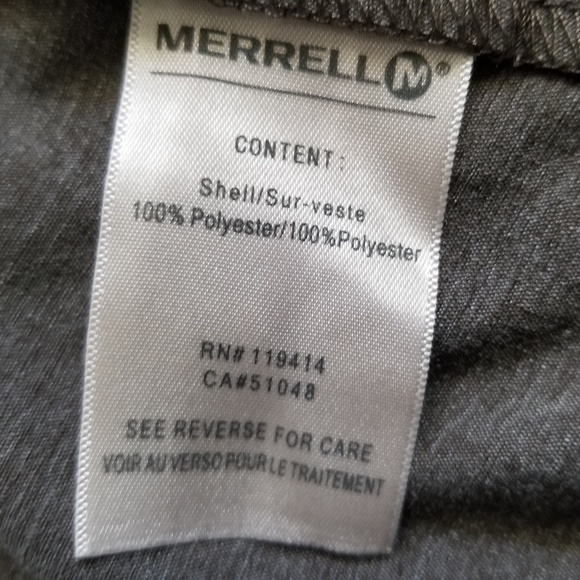 Merrell Women’s Heather Brown Opti-Wick Wrap Mini Skirt Sz. 8R - Picture 11 of 13